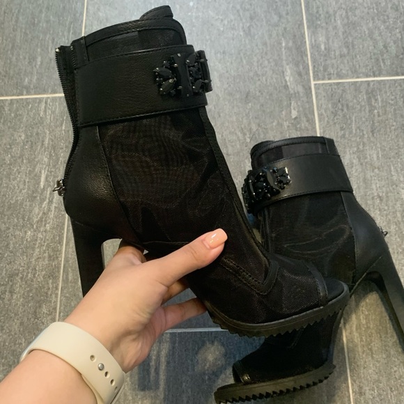 Blayze embellished peep toe booties - Picture 3 of 4